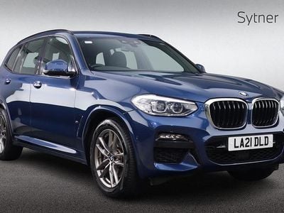 Blue Used 2021 BMW X3 M Sport SUV | £24,500 (Good price)