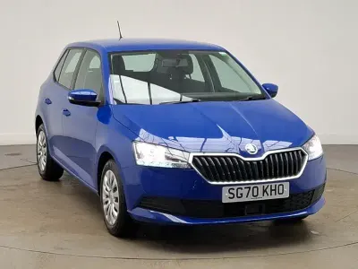Used Skoda Fabia 60 HP (44 kW) 2020 Blue Hatchback