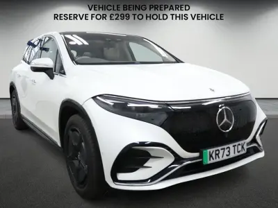 Used Mercedes EQS580 Business 400 kW (544 HP) 2024 Diamond white SUV