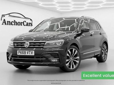 Black Used 2018 VW Tiguan R-line SUV | £20,990 (Fair price)