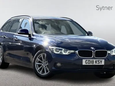 Used BMW 320 187 HP (137 kW) 2018 Blue Estate