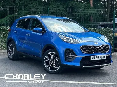 Used Kia Sportage GT-Line 174 HP (127 kW) 2019 Blue SUV