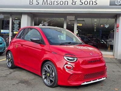 Black New 2025 Abarth 500e Turismo Hatchback | £33,135 (A bit pricey)