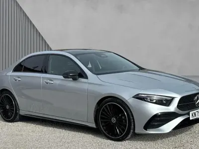 Used Mercedes A200 AMG Line Premium Plus 163 HP (119 kW) 2025 Metallic paint hightech silver