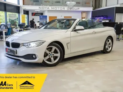 Begagnad BMW 420 Comfort Edition 2014 Vit Cab
