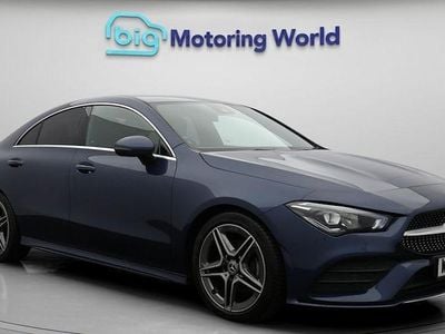 Used Mercedes CLA180 AMG line 136 HP (100 kW) 2022 Blue Sedan