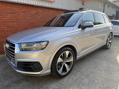 Begagnad Audi Q7 S-Line 2016 Silver SUV