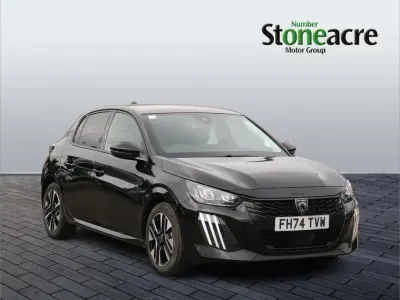 Used Peugeot 208 Allure 101 HP (74 kW) 2025 Black Hatchback