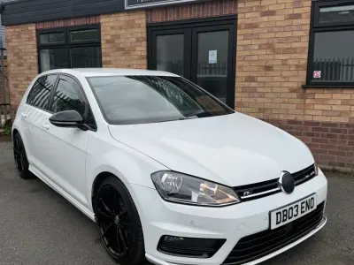 Gebraucht VW Golf VII R-line 2016 Weiß Kleinwagen