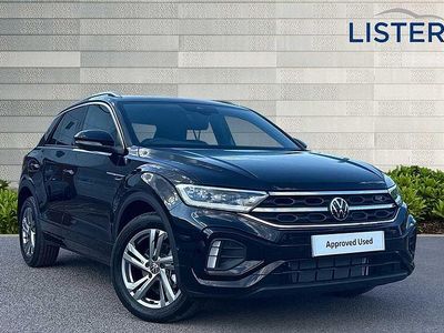 Deep black Used 2025 VW T-Roc R-line SUV | £27,961 (Expensive)