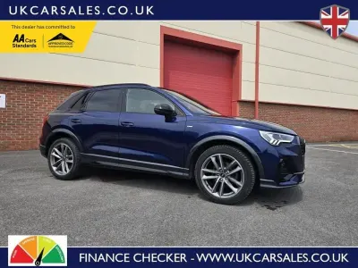 Used Audi Q3 Black Edition 150 HP (110 kW) 2022 Blue SUV
