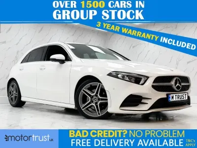 Used Mercedes A180 Executive 136 HP (100 kW) 2019 White Hatchback