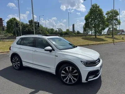 Used VW Tiguan R-line 150 HP (110 kW) 2016 White SUV