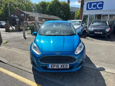 Used Ford Fiesta Zetec 82 HP (60 kW) 2015 Blue Hatchback