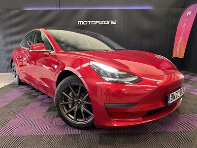 Used Tesla Model 3 Long Range AWD 254 kW (346 HP) 2020 Red Sedan