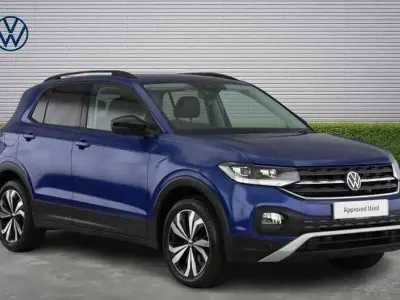 Used VW T-Cross Black Edition 110 HP (80 kW) 2023 Blue SUV