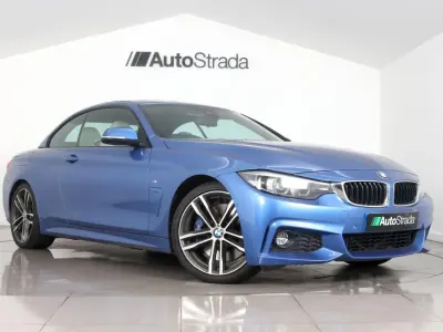 Begagnad BMW 430 Cabriolet M Sport 252 HK (185 kW) 2017 Blå Cab