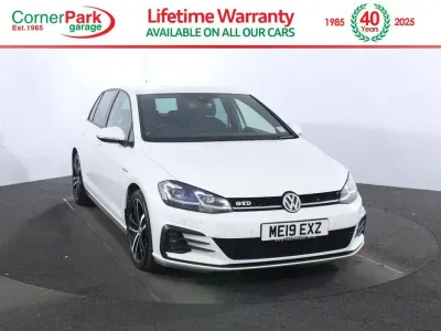 Used VW Golf VII GTD 184 HP (135 kW) 2019 White Hatchback
