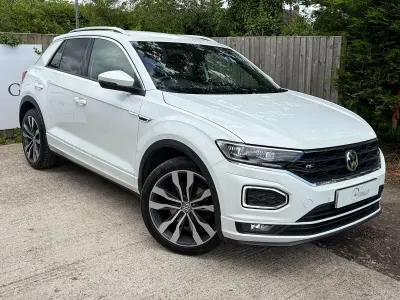 Used VW T-Roc R-line 115 HP (84 kW) 2019 White SUV