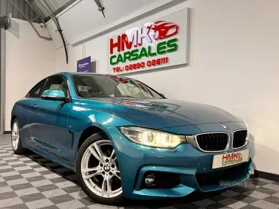 Used BMW 420 Coupé M Sport 190 HP (139 kW) 2017 Blue Coupe