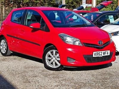 Used Toyota Yaris 101 HP (74 kW) 2012 Red Hatchback