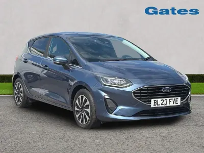 Used Ford Fiesta Titanium 125 HP (91 kW) 2023 Blue Hatchback