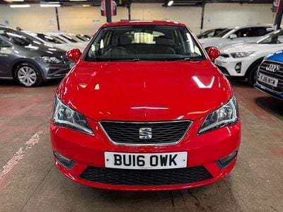 Used Seat Ibiza CONNECT 90 HP (66 kW) 2016 Red Hatchback