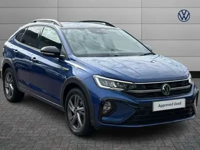 Begagnad VW Taigo R-line 150 HK (110 kW) 2023 Blå SUV