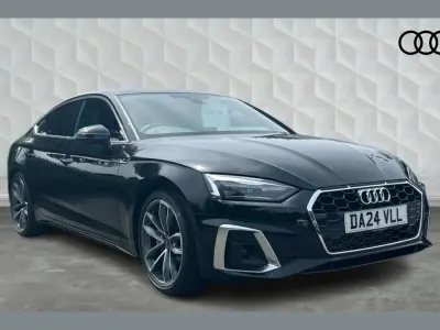 Used Audi A5 S-Line 200 HP (147 kW) 2024 Black Hatchback