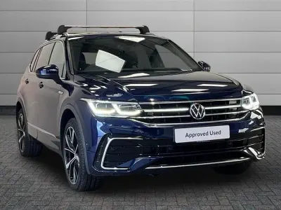 Used VW Tiguan Allspace R-line 150 HP (110 kW) 2023 Blue SUV
