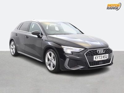 Used Audi A3 S-Line 150 HP (110 kW) 2023 Black Hatchback