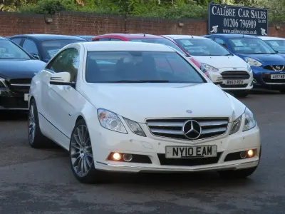 Used Mercedes E350 SE 2010 White Coupe