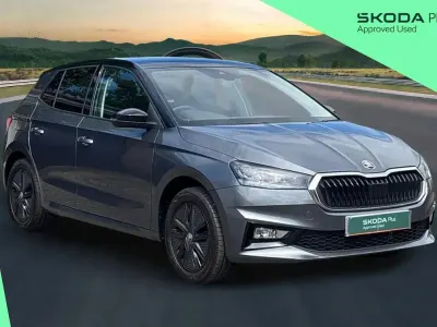 Used Skoda Fabia Design Edition 113 HP (83 kW) 2025 Graphite grey metallic black magic pearl effect Hatchback