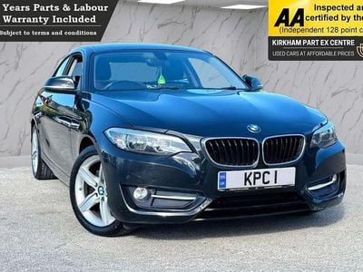 Used BMW 218 Sport Line 136 HP (100 kW) 2015 Black Coupe