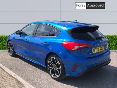 Used Ford Focus ST-Line X 153 HP (112 kW) 2020 Blue Hatchback
