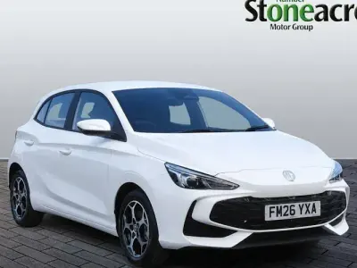 New MG MG3 SE 116 HP (85 kW) 2026 White Hatchback