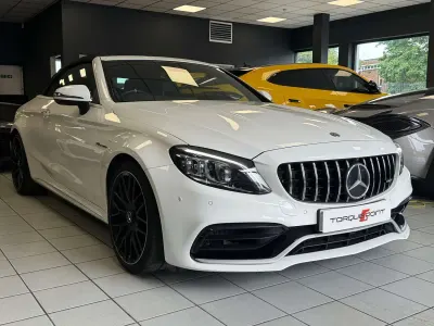 Used Mercedes C63S AMG Premium Plus 2021 White Cabriolet