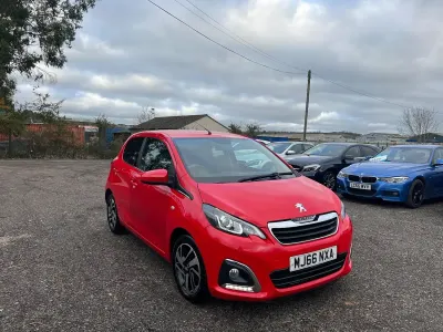 Used Peugeot 108 Allure 82 HP (60 kW) 2016 Red Hatchback