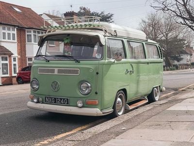 Used VW T2 50 HP (36 kW) 1969 White green Van