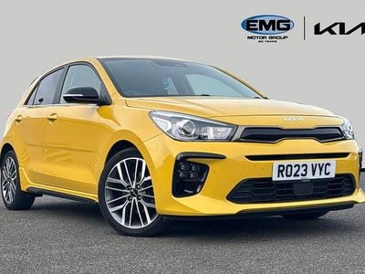 Used Kia Rio GT-Line S 118 HP (86 kW) 2023 Yellow Hatchback