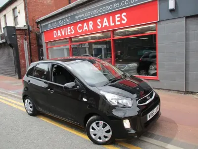 Used Kia Picanto 65 HP (47 kW) 2015 Black Hatchback