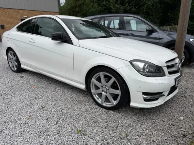 Used Mercedes C220 Sport Edition 2014 White Coupe