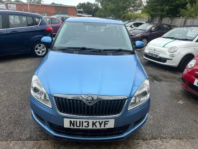 Used Skoda Fabia SE 2013 Blue Hatchback