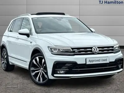 Used VW Tiguan R-line 150 HP (110 kW) 2019 White SUV
