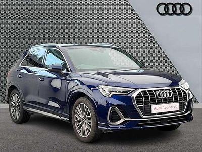 Used Audi Q3 S-Line 150 HP (110 kW) 2022 Blue SUV