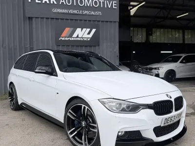 Begagnad BMW 330 M Sport 2013 Vit Kombi