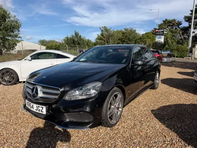 Used Mercedes E250 AMG 2015 Black with dark interior trim Sedan