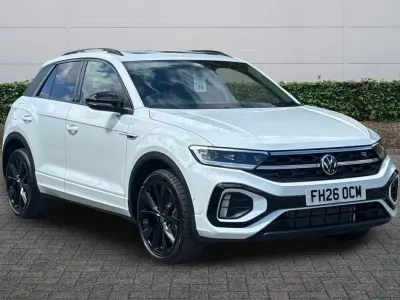 New VW T-Roc Black Edition 150 HP (110 kW) 2026 Pure white SUV