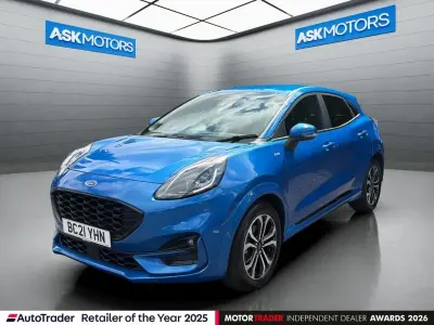 Used Ford Puma ST-Line 155 HP (114 kW) 2021 Blue SUV