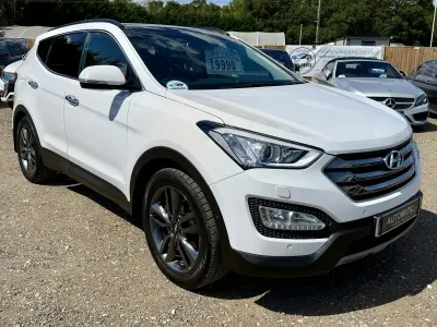 Used Hyundai Santa Fe Premium SE 194 HP (142 kW) 2015 White SUV